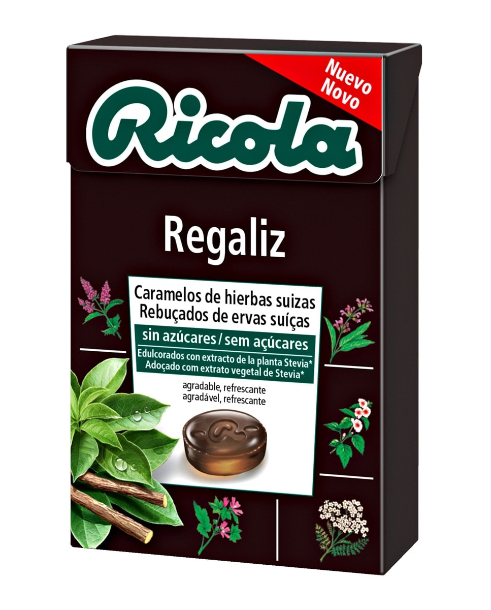Ricola - Caramelos Ricola Regaliz 50 g Ricola. - Image 1