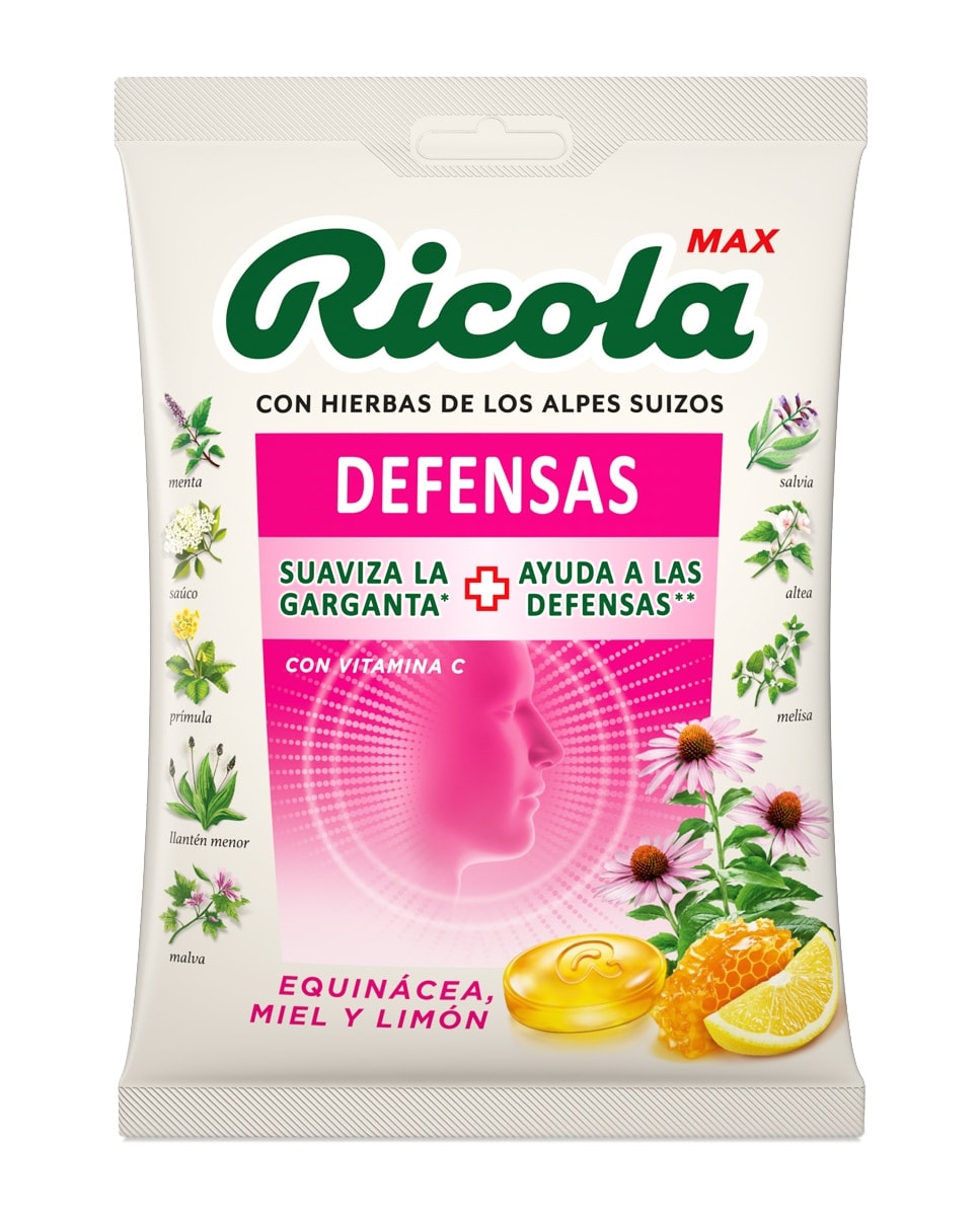 Ricola - Caramelos Equinacea Miel y Limón 70 g Ricola. - Image 1