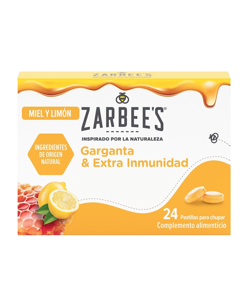 ZARBEES - 24 Pastillas para chupar Garganta & Extra Inmunidad Zarbee?s. - Image 1