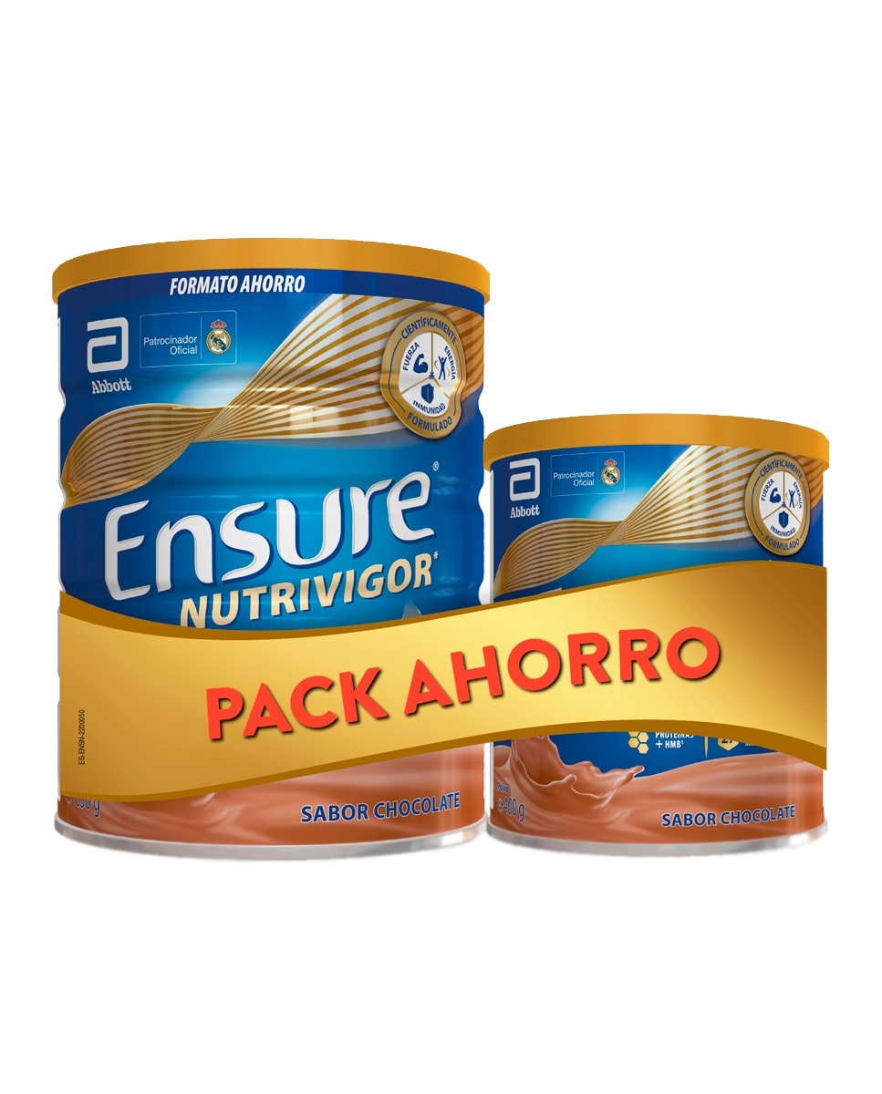 Ensure - Complemento Nutricional Chocolate lata 850 g Nutrivigor Ensure. - Image 1