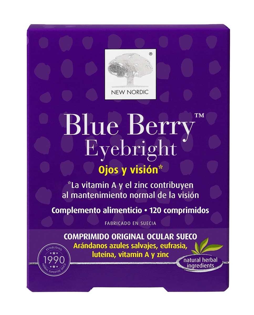 New Nordic - 120 Comprimidos Blue Berry Eyebright New Nordic. - Image 1