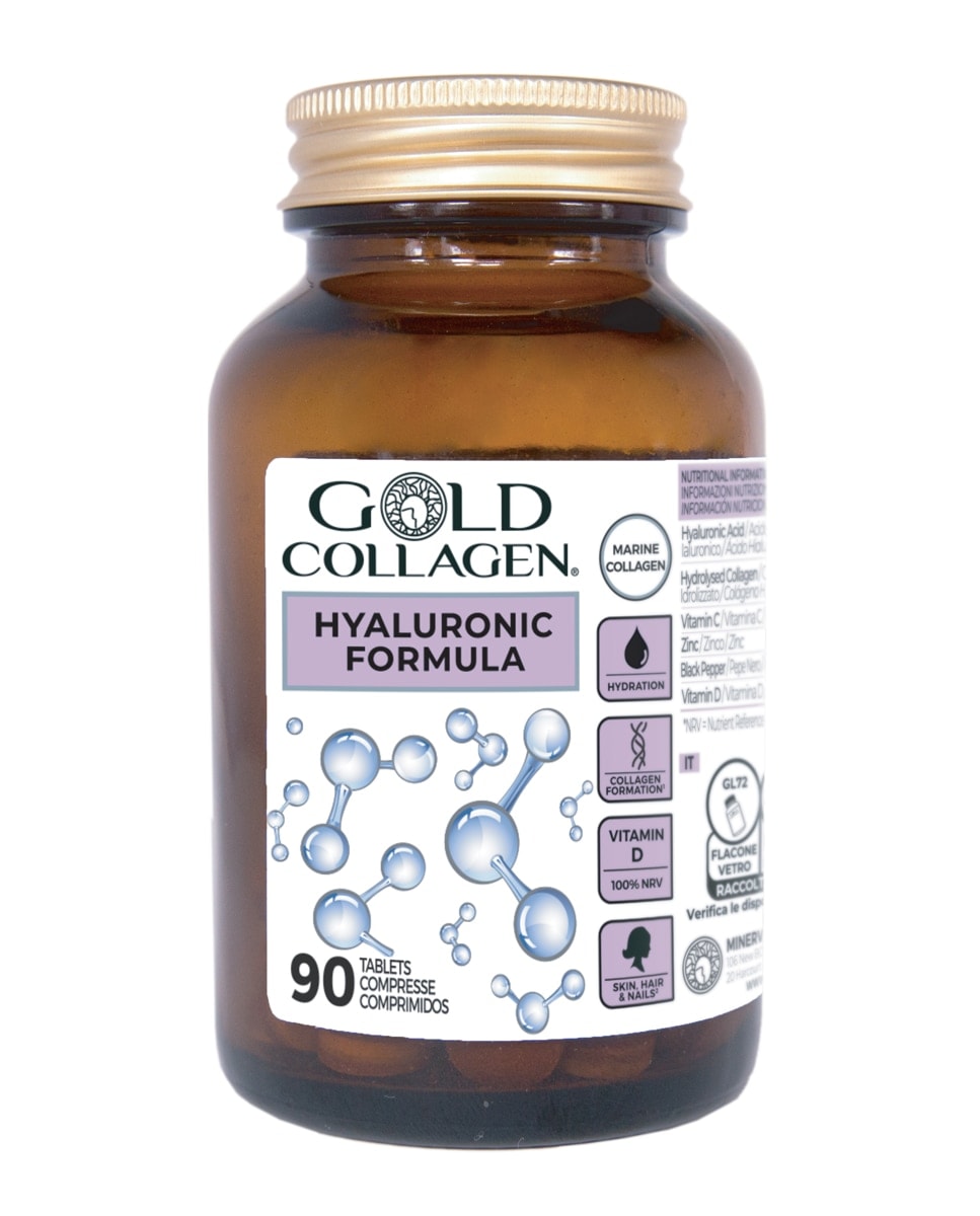 Gold Collagen - 90 Comprimidos Hyaluronic Formula Gold Collagen. - Image 1