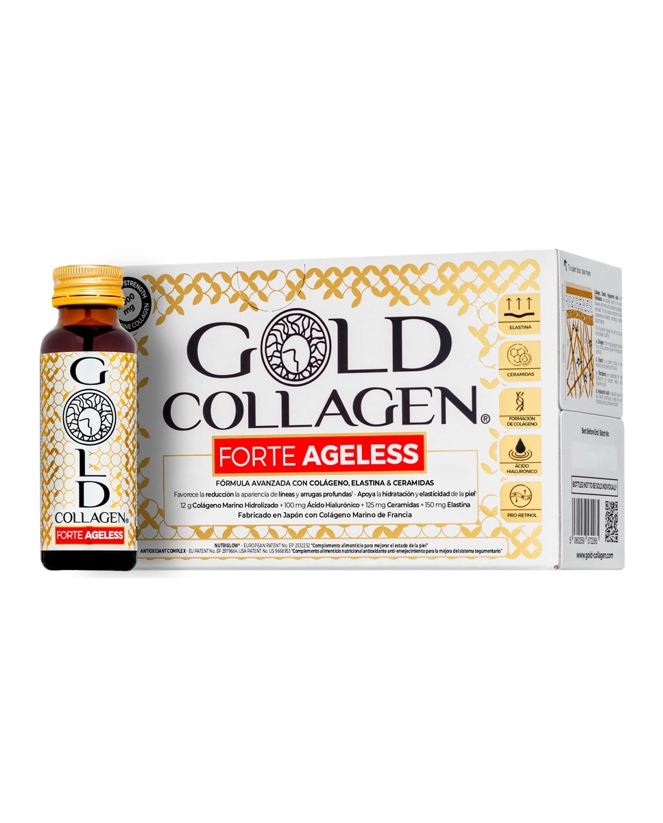 Gold Collagen - 10 Botellas Forte Ageless Gold Collagen. - Image 1