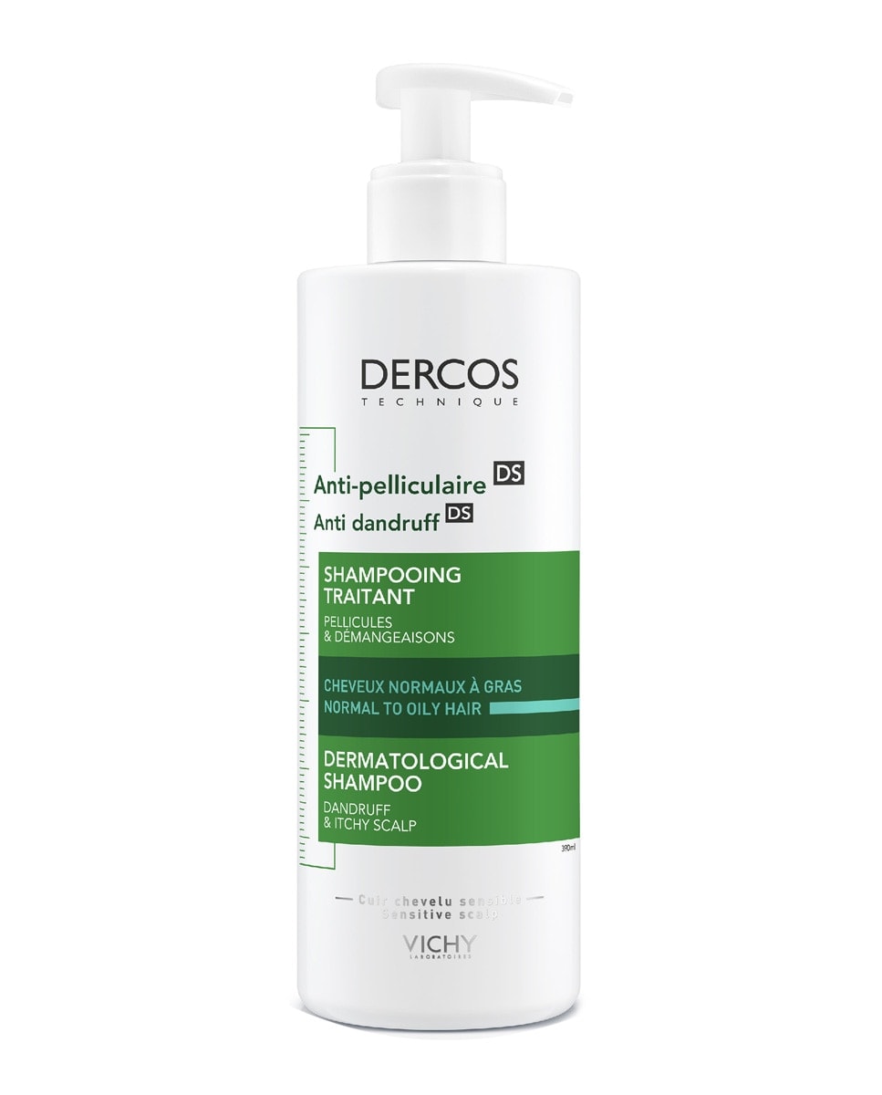 Vichy - Dercos Tecnique Champú Anticaspa Cabellos Grasos 390 ml Vichy. - Image 1