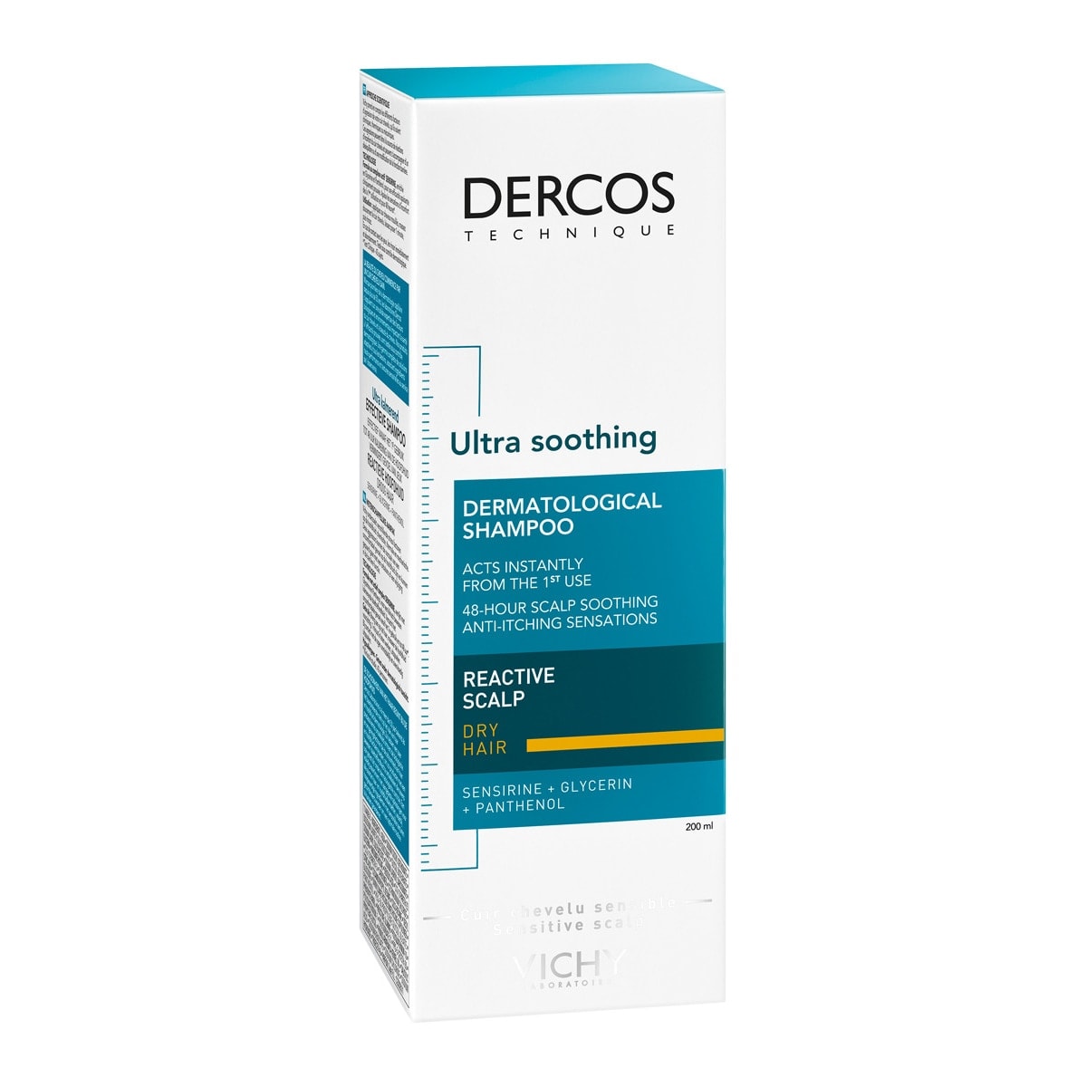 Vichy - Champú Dercos Ultracalmante Cabello Seco 200 ml Vichy. - Image 1