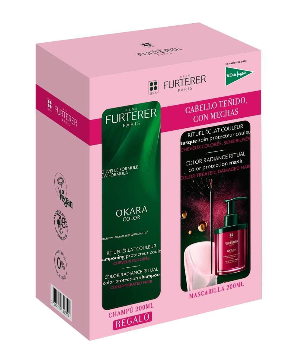 René Furterer - Cofre Okara Color Mascarilla + Color Champú René Furterer. - Image 1