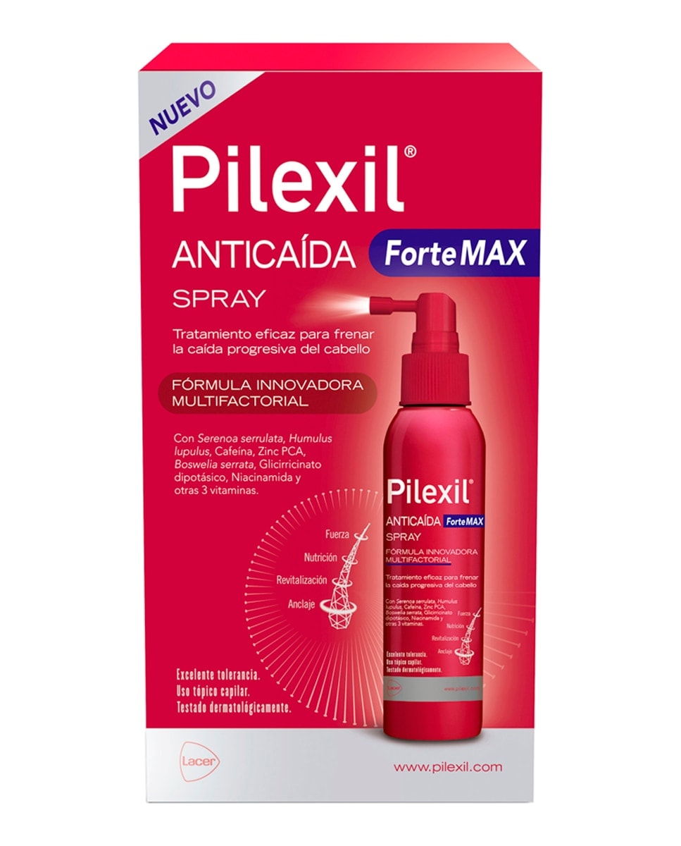 Pilexil - Spray Capilar Anticaída ForteMax 120 ml Pilexil. - Image 1