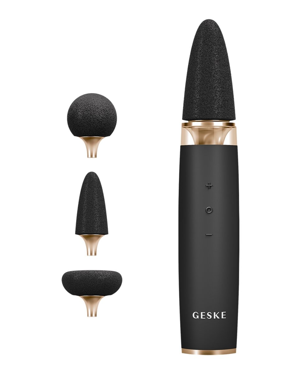 Geske - Cuidado De Pies Electric Pumice Foot Smoothing Multi-Pen | 8 In 1 Gray Geske. - Image 1