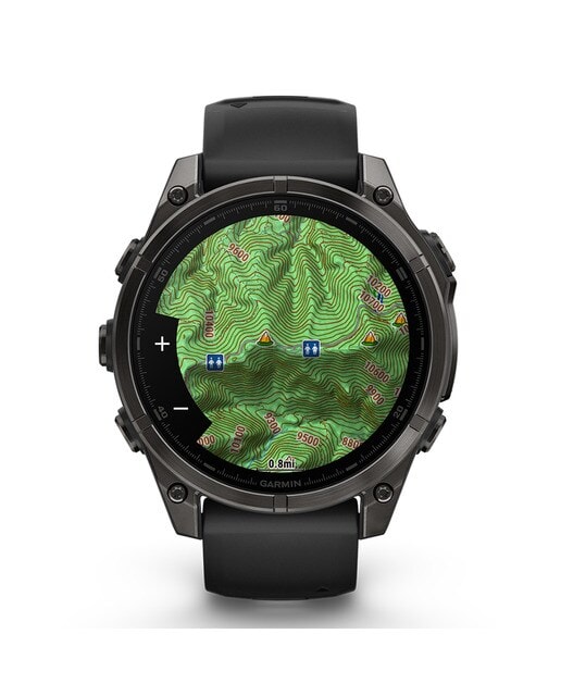 Garmin - Reloj Smartwatch fenix 8 47mm Zafiro Amoled, DLC Garmin. - Image 1