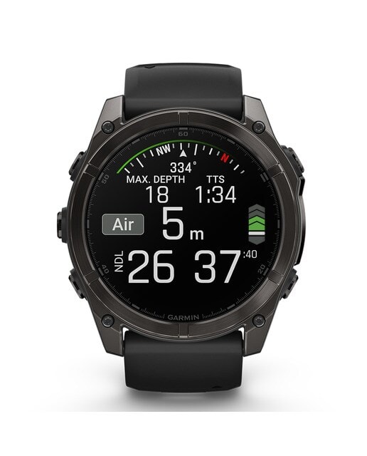 Garmin - Reloj Smartwatch fenix 8 51mm Zafiro Amoled, Titanio DLC Garmin. - Image 1