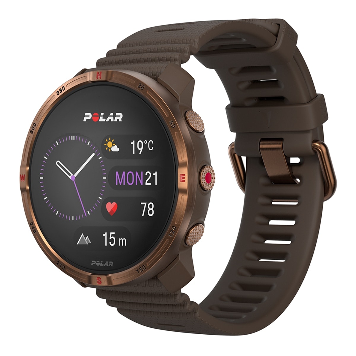 Polar - Reloj Smartwatch Grit X2 Outdoor Watch Marrón S-L Polar. - Image 1