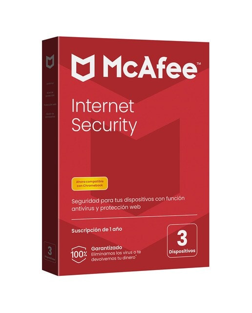 McAfee - McAfee Internet Security, 3 dispositivos (Windows-Mac-Android-iOS), Suscripción de 1 año. - Image 1