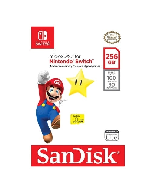 Sandisk - Tarjeta de memoria Micro SDXC SanDisk 256 GB para Nintendo Switch. - Image 1