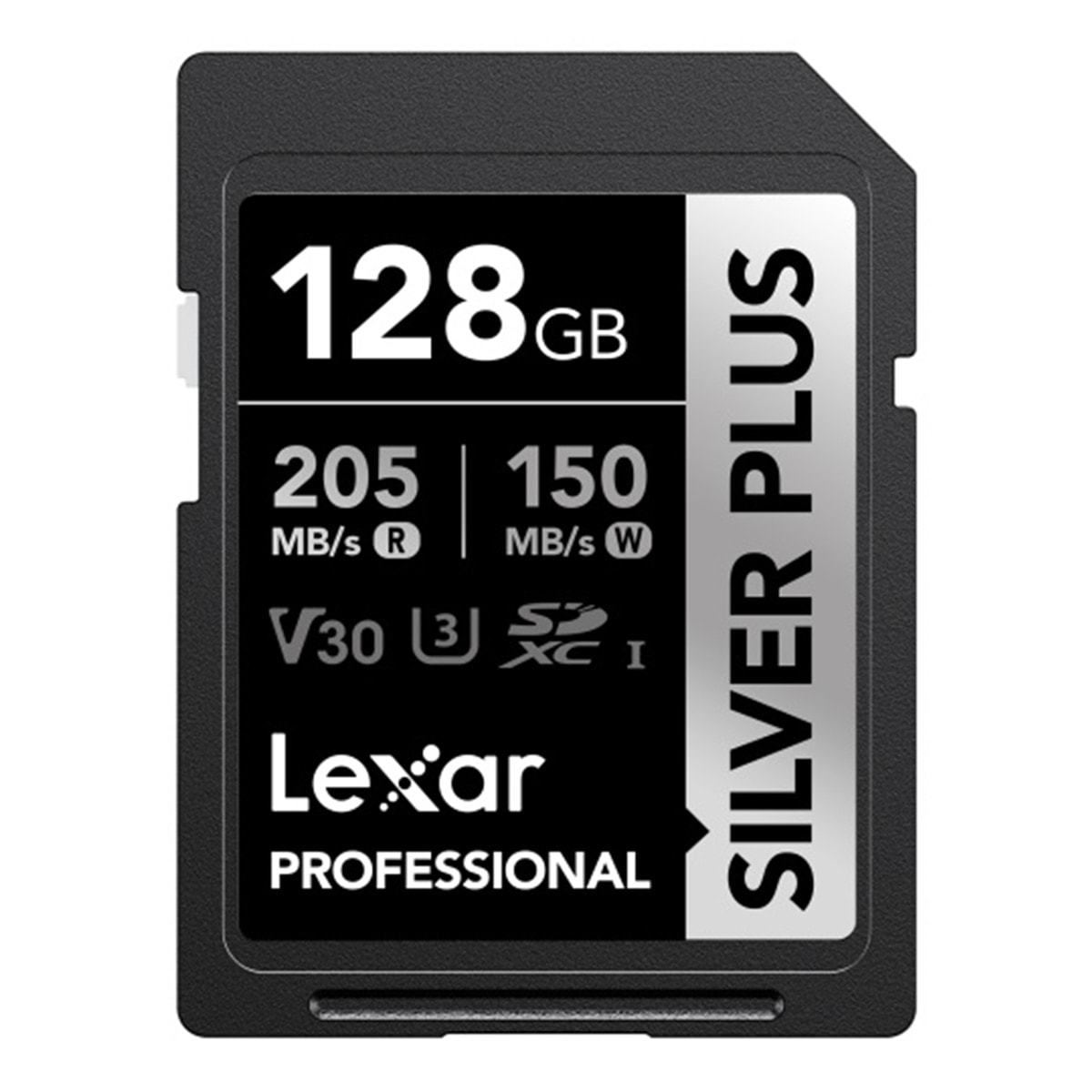 Lexar - Tarjeta de memoria SD Lexar Professional Silver Plus 128GB V30 UHS-I. - Image 1
