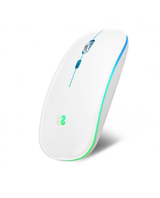 SUBBLIM - Ratón óptico inalámbrico Subblim Led Dual Flat Mouse. - Image 1