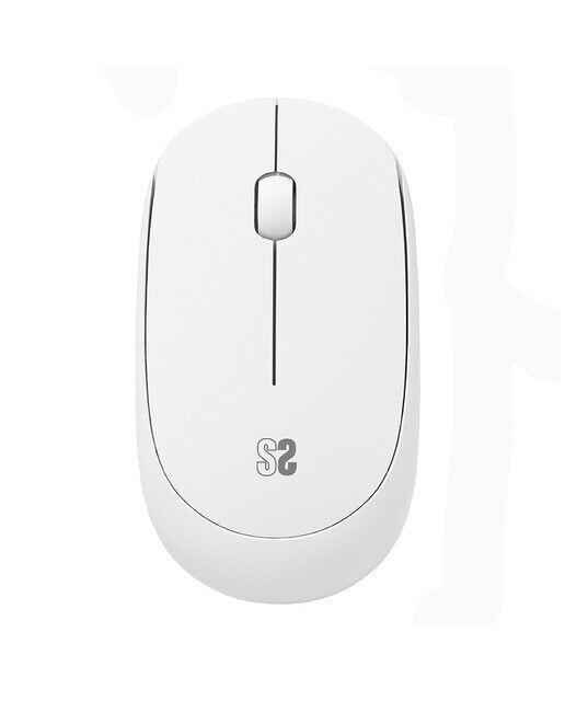 SUBBLIM - Ratón Subblim inalámbrico, silencioso, ambidiestro, USB, blanco. - Image 1