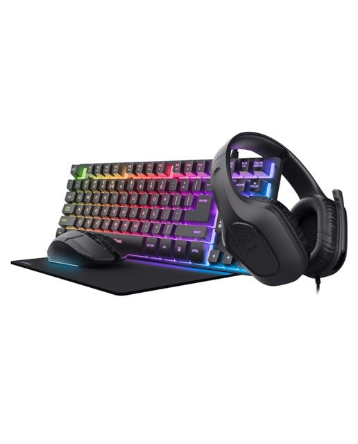 Trust - Pack Gaming Trust GXT780 teclado, ratón, auriculares y alfombrilla. - Image 1