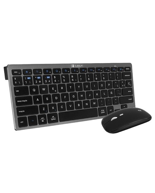 SUBBLIM - Combo de teclado y ratón inalámbricos Subblim Multidispositivo negro. - Image 1