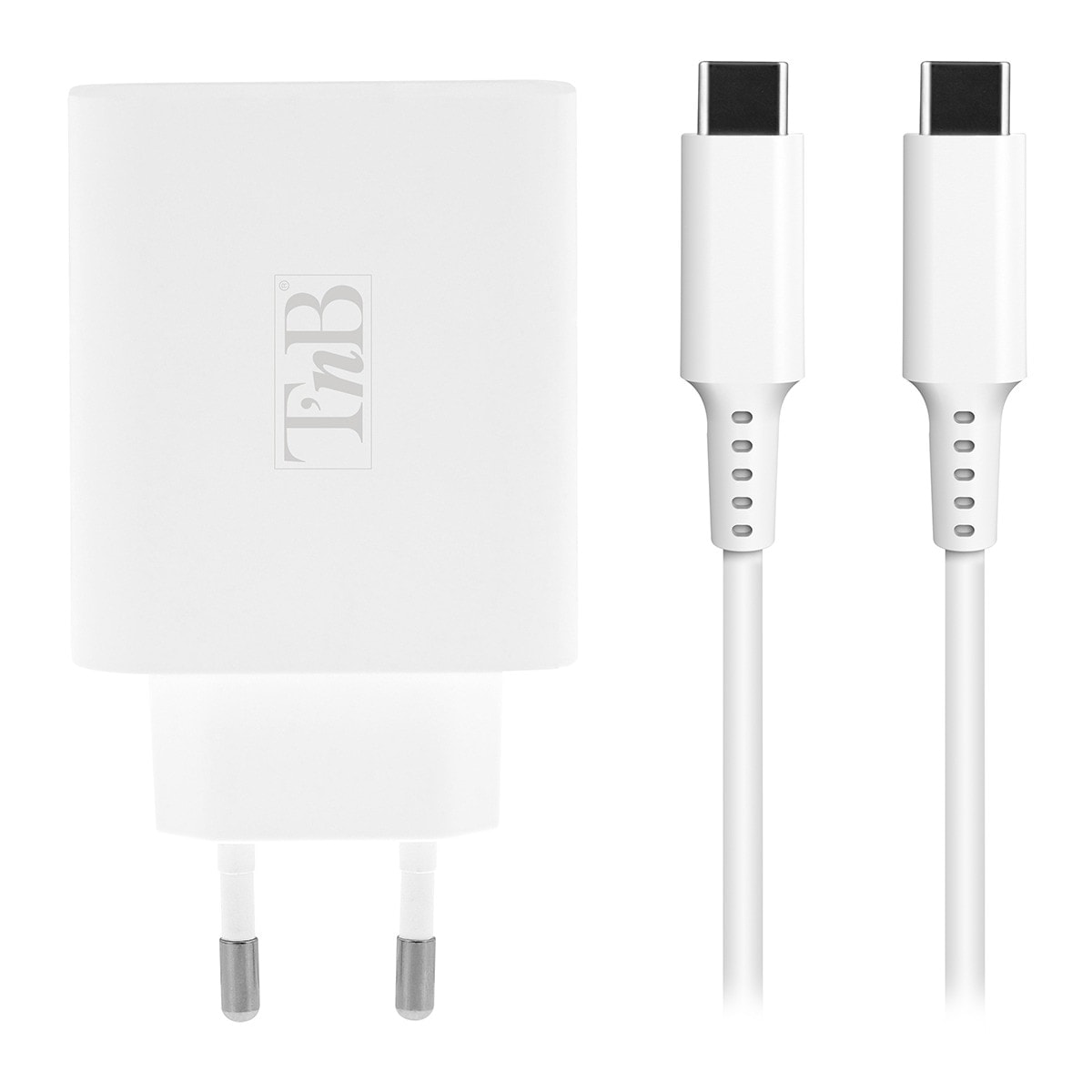TNB - Cargador compacto T'nB iClick 65 W - 19 V para dispositivos con USB-C. - Image 1