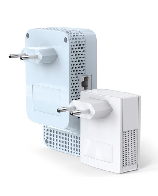 TP-LINK - Adaptador PLC TP-Link TL-WPA7517 KIT de 2 unidades, 1000 Mbps, Doble Banda, Ethernet Gigabit, Plug & Play. - Image 1