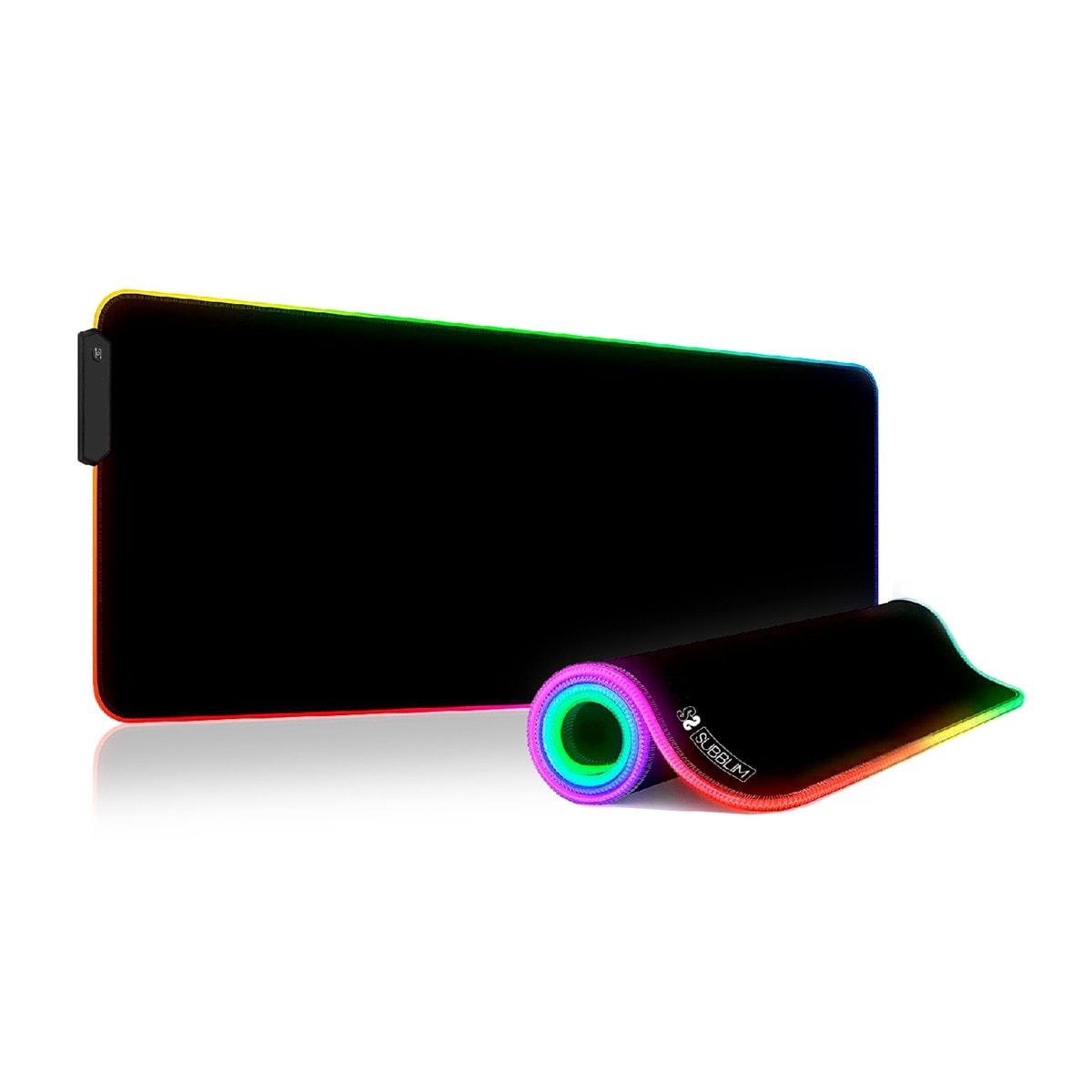 SUBBLIM - Alfombrilla para ratón Subblim LED RGB 9 colores XL. - Image 1
