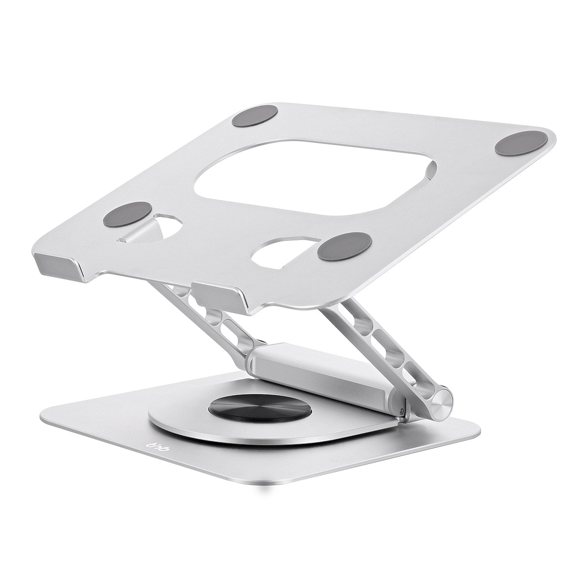 TNB - Soporte para portátil T'nB iClick ajustable en 360° con concentrador 6 en 1 desmontable. - Image 1