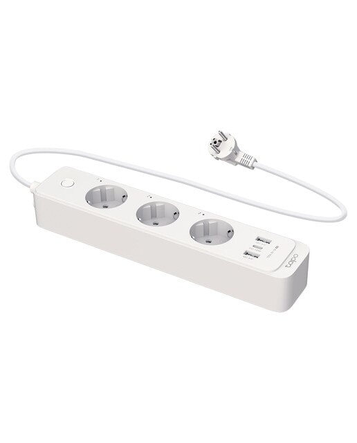 TAPO - Regleta inteligente TP-Link Tapo P300, 3 tomas schuko, USB-C y USB-A. - Image 1