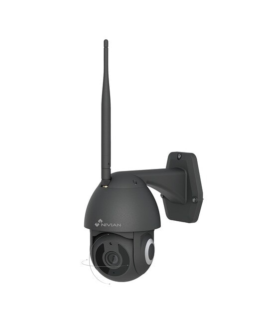 Nivian - Cámara Wi-Fi de exterior motorizada 2K Nivian NVS-IPC-0S2B con IA, negra. - Image 1