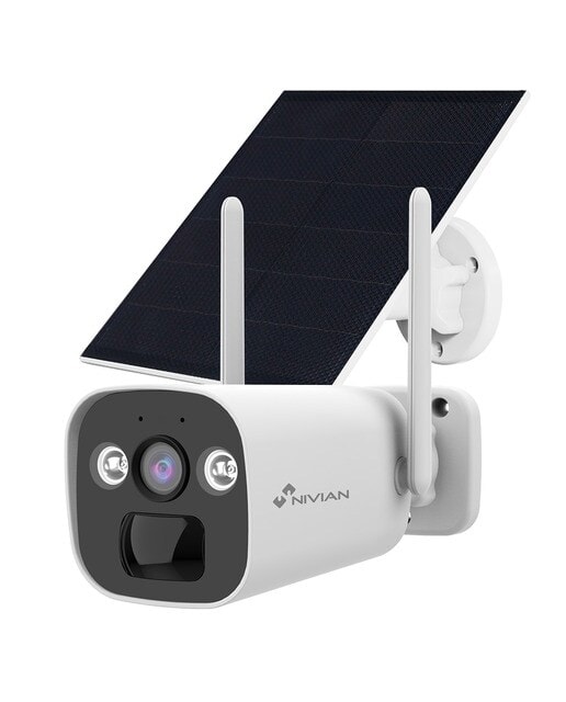 Nivian - Cámara 4G para exterior Nivian NV-CAM01-SOLAR4G, con batería y panel solar. - Image 1