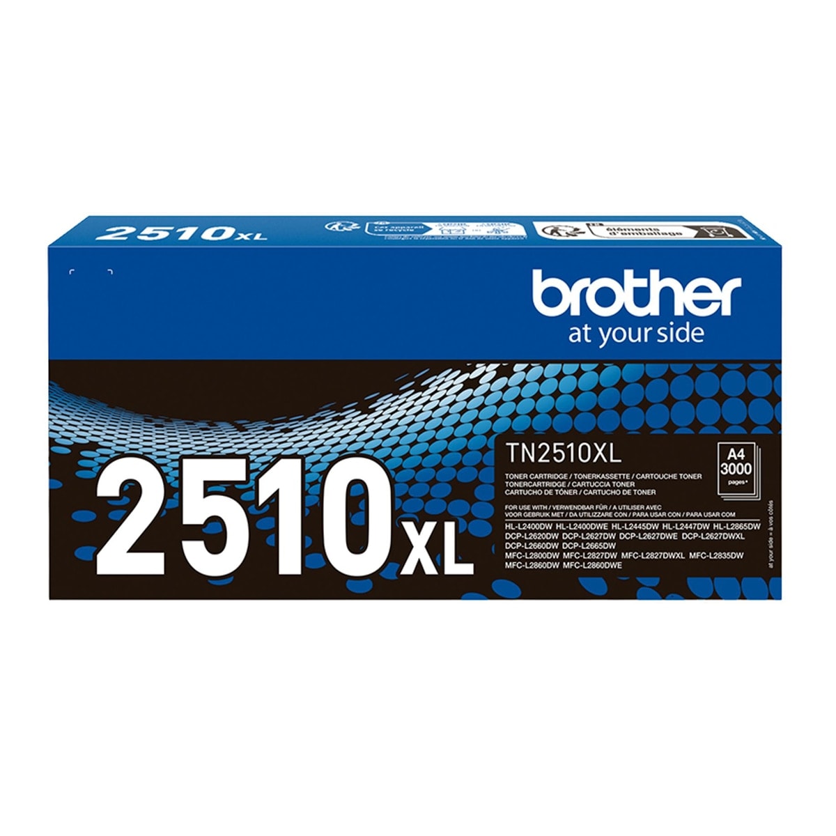 Brother - Tóner original Brother TN2510XL negro. - Image 1