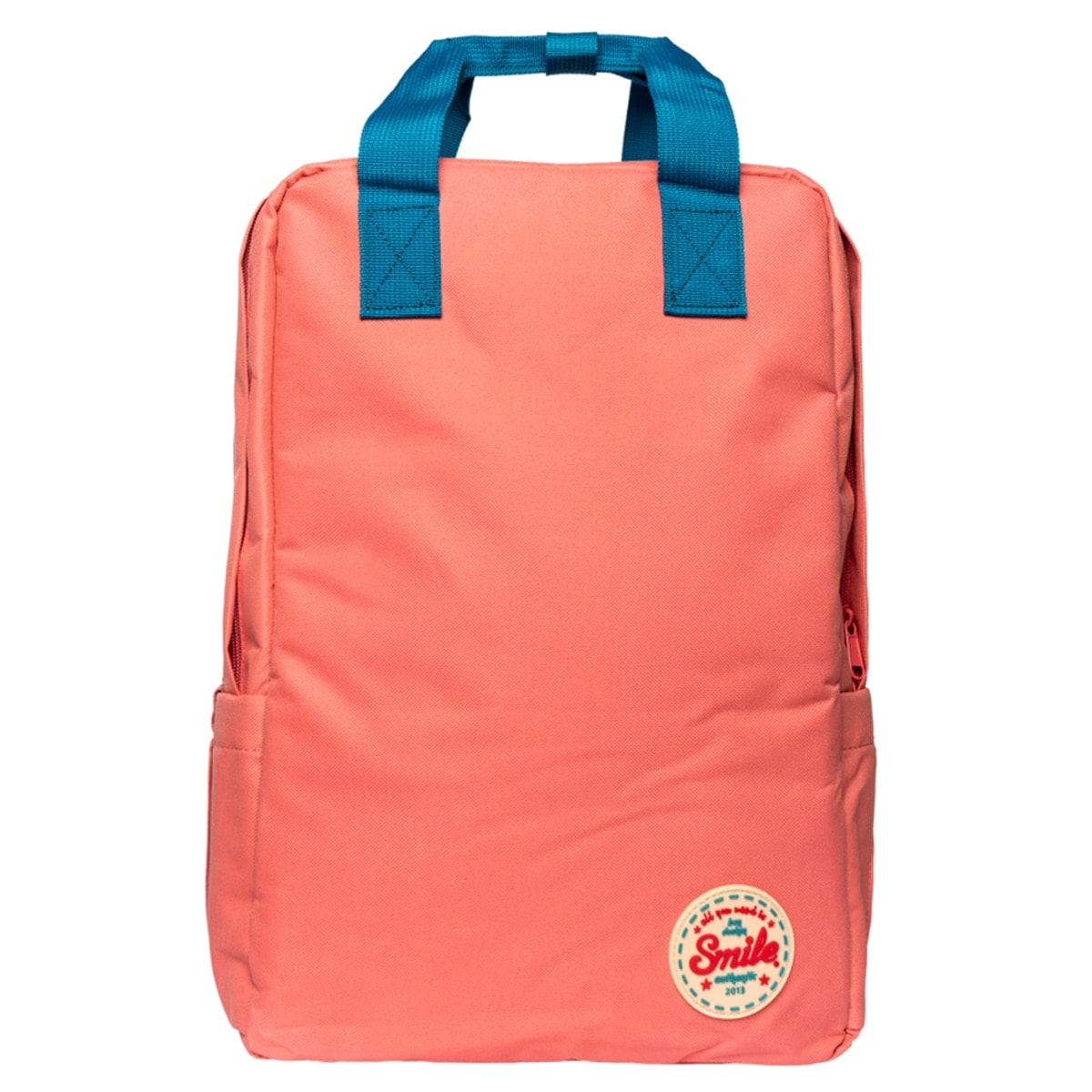 Smile - Mochila Smile Penny coral para portátiles hasta 16" y con salida para auriculares. - Image 1