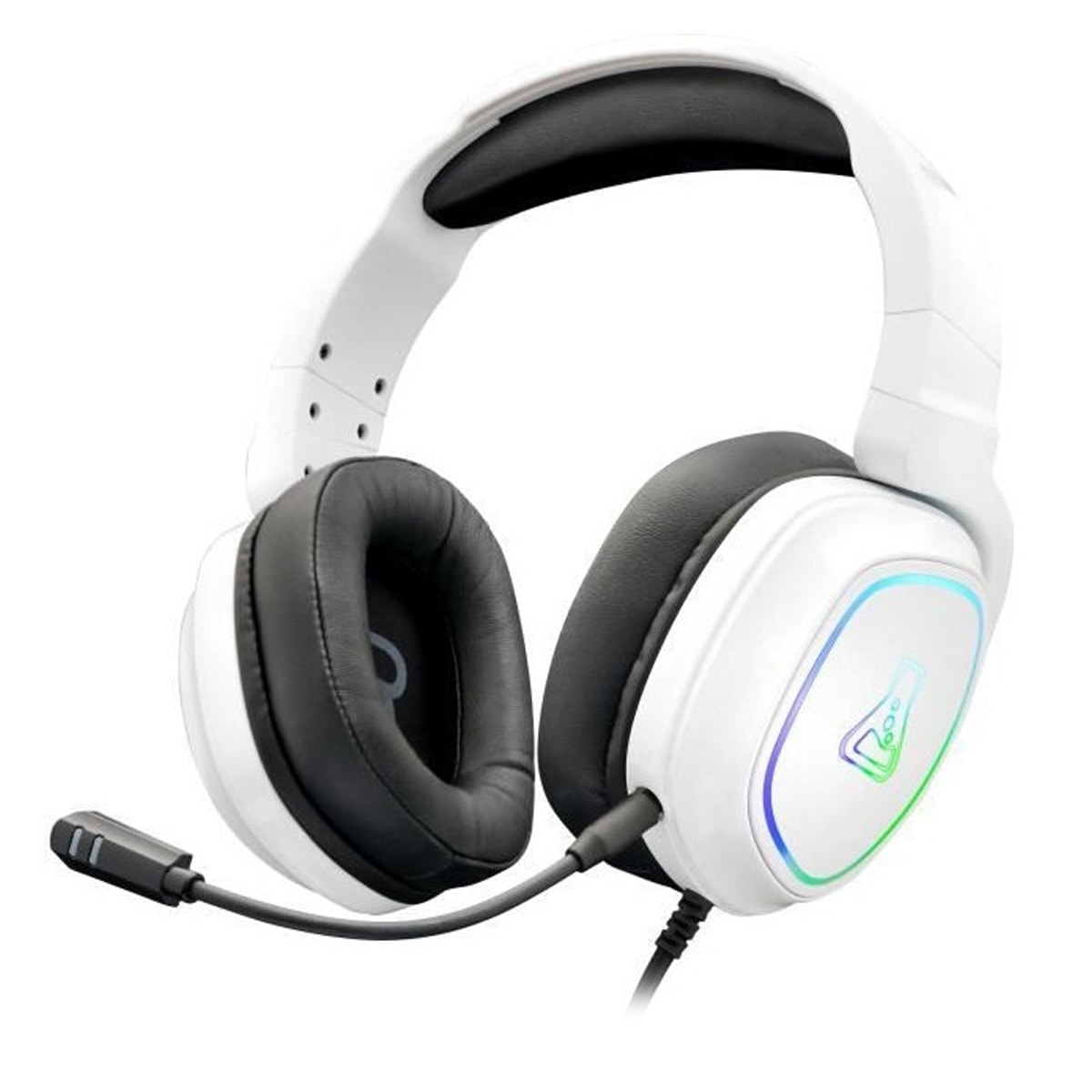 The G-Lab - Auriculares con micrófono Gaming The G-Lab Korp Radium con cable, blancos. - Image 1