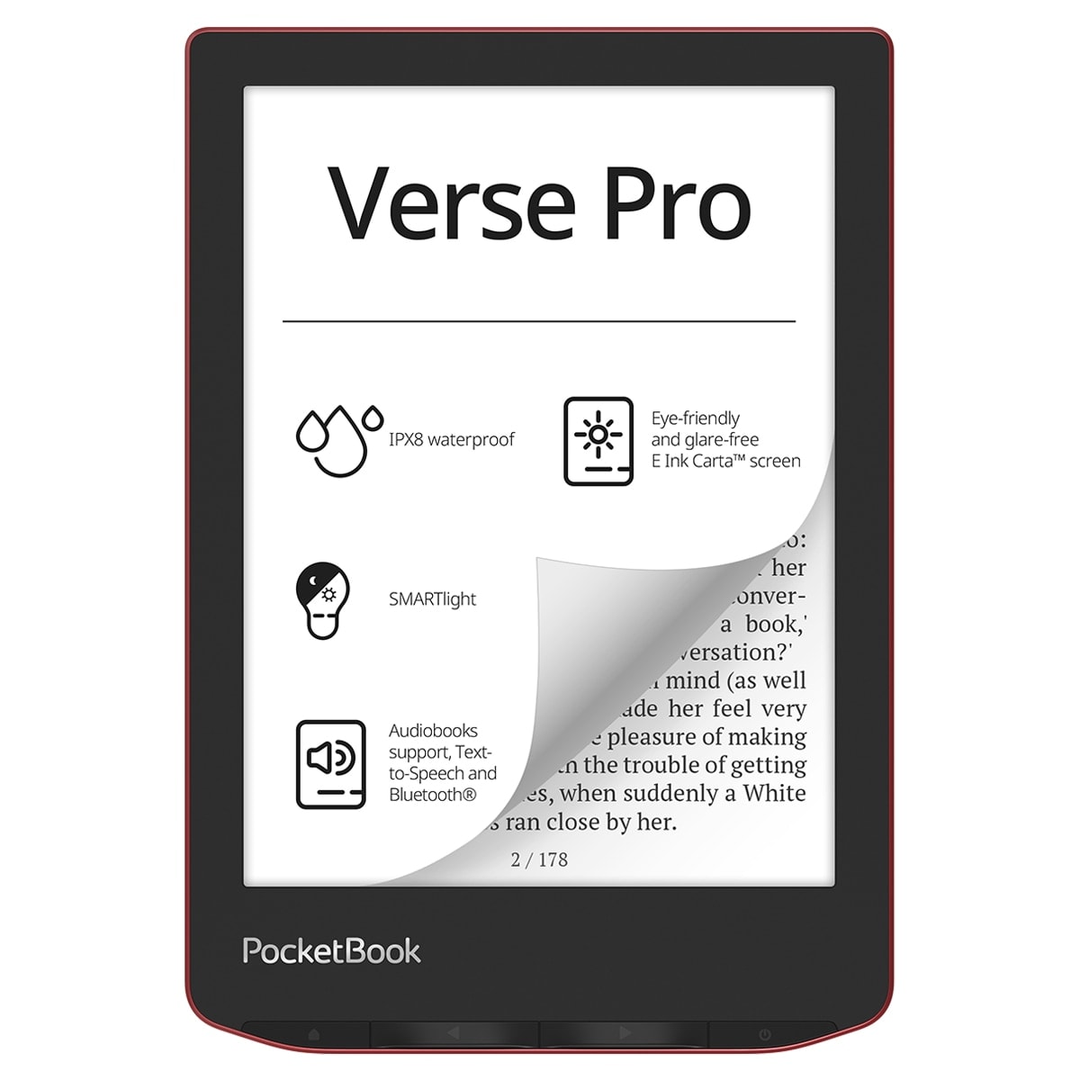 PocketBook - e-Reader Pocketbook Verse Pro Passion Red, 6" E-ink Carta. - Image 1