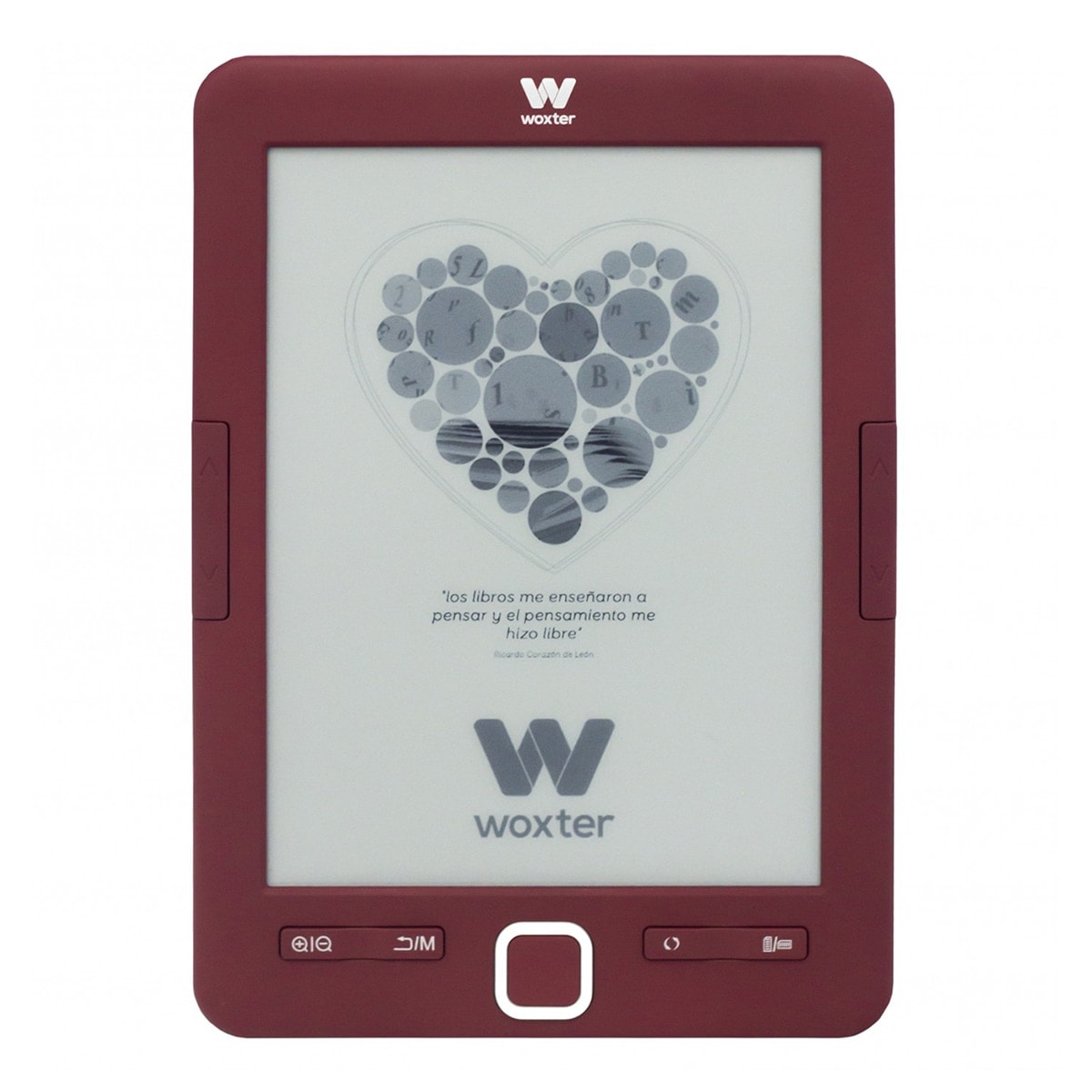 Woxter - e-Reader Woxter Scriba 195 Red, 6" E-Ink Pearl Plus. - Image 1