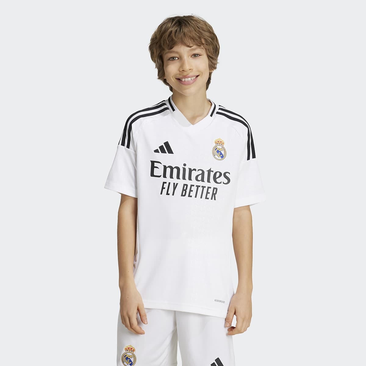 adidas - Camiseta de niños 1ª equipación Real Madrid CF 2024-2025 Adidas.