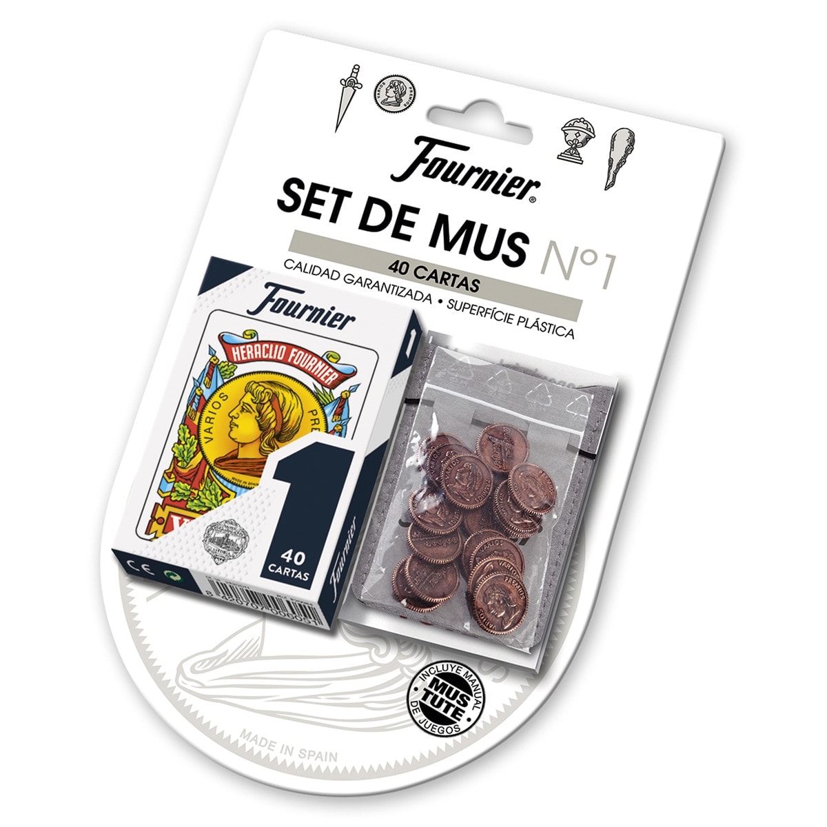 Fournier - Set de Mus Baraja Fournier con Amarracos. - Image 1