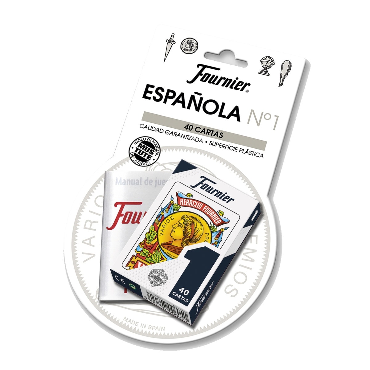 Fournier - Baraja española Fournier 1-40 cartas. - Image 1