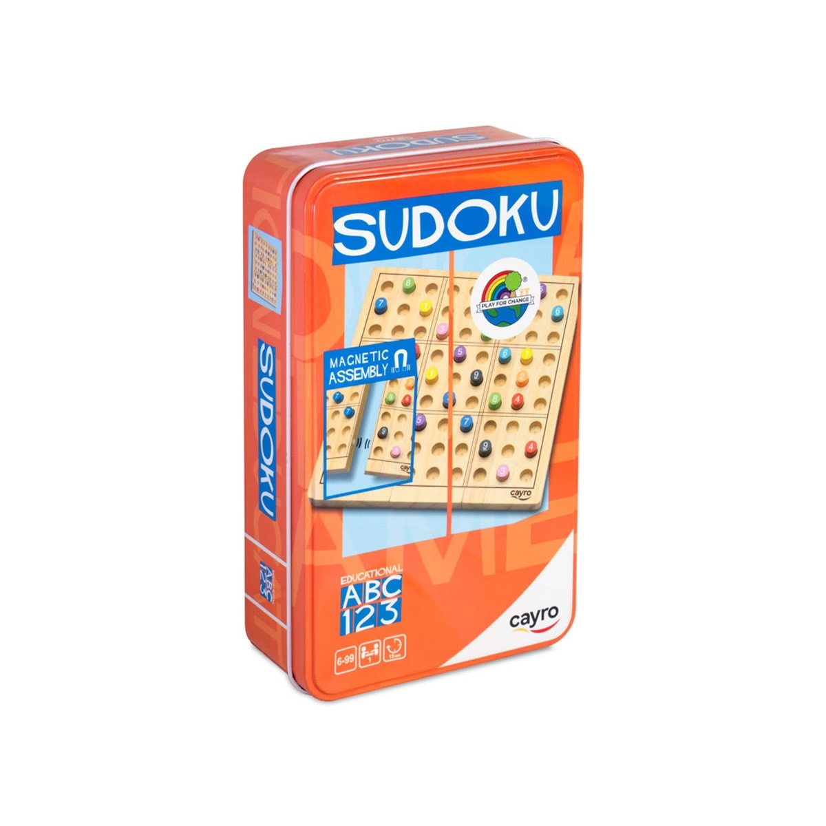 Cayro - Sudoku Cayro de madera con caja de metal. - Image 1