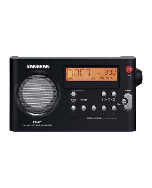 Sangean - Radio portátil Sangean PR-D7 Negro. - Image 1