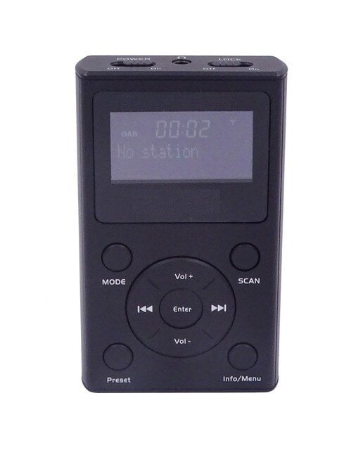 Inves - Radio de bolsillo Inves DAB-186, DAB+, FM, negro. - Image 1