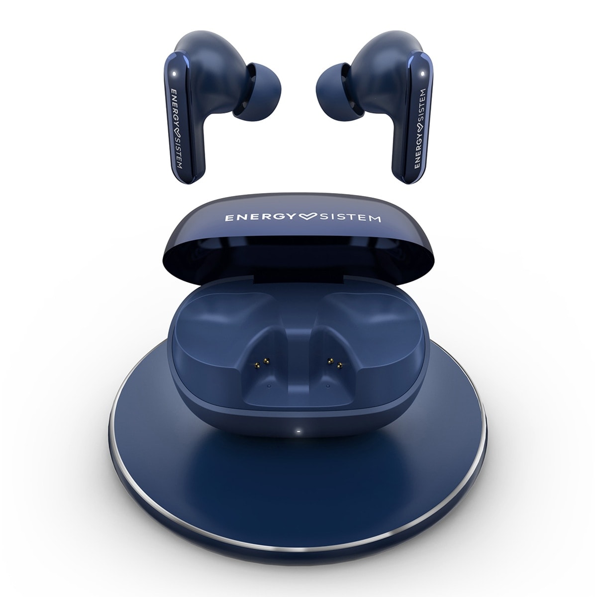 Energy Sistem - Auriculares de botón Energy Sistem Serenity ANC Ultra Bluetooth, Cancelación de Ruido Híbrida, 25h batería, Carga Inalámbrica Qi, Resi. - Image 1
