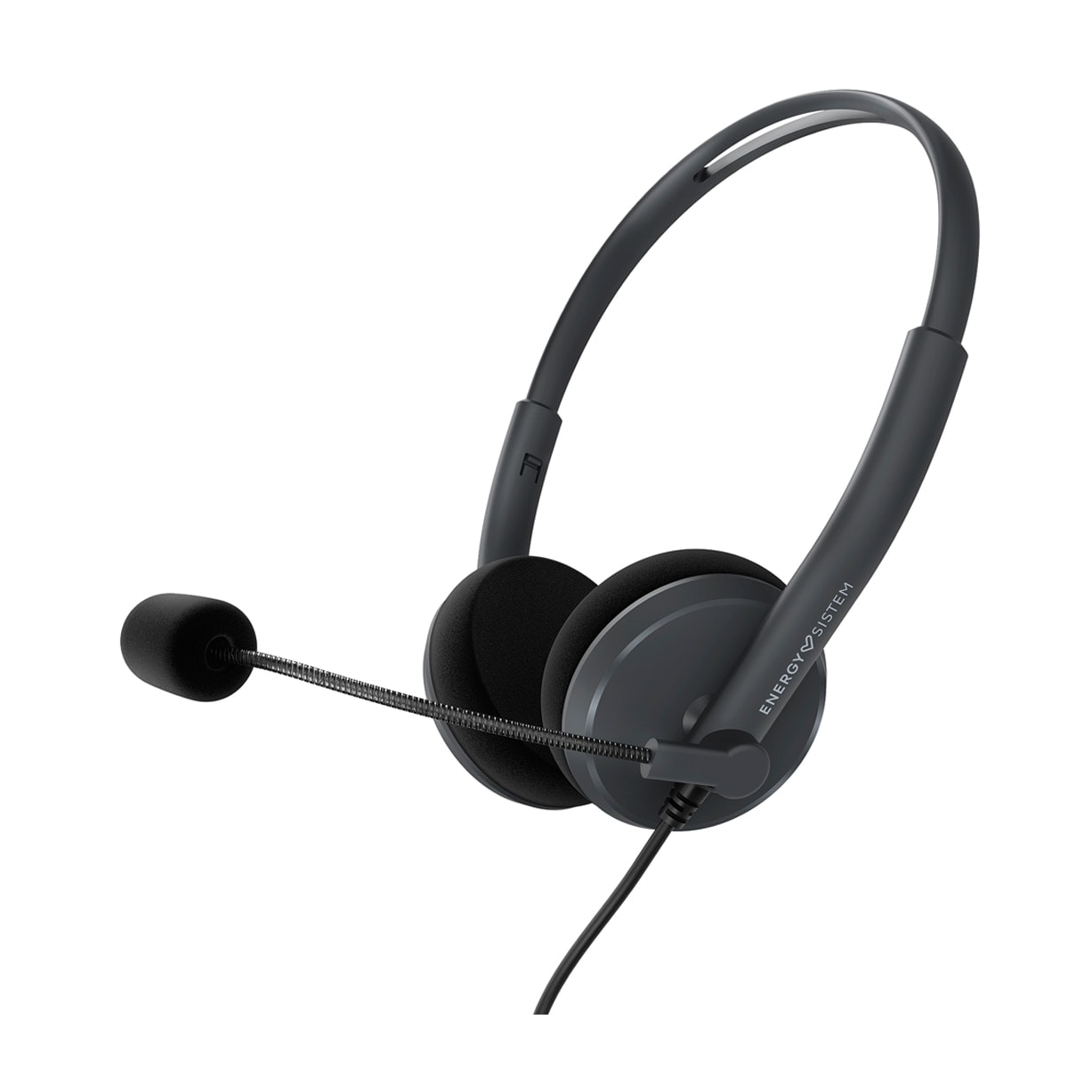 Energy Sistem - Auriculares de diadema Energy Sistem Headset Office 2 Anthracite con micrófono. - Image 1