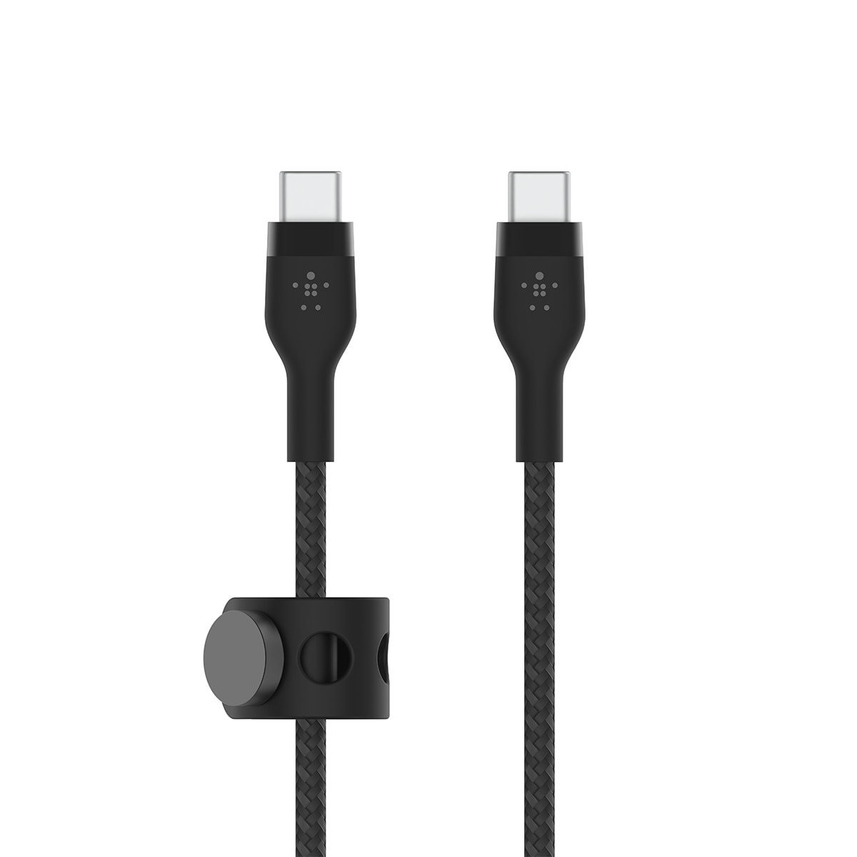 Belkin - Cable Belkin BoostCharge Pro Flex USB-C a USB-C 2.0, 3 metros, silicona trenzada, negro. - Image 1
