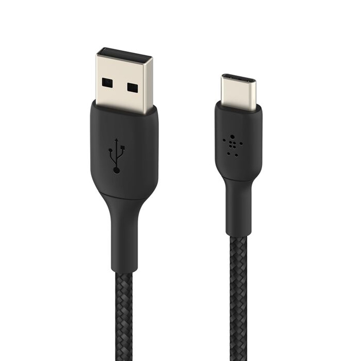 Belkin - Cable Belkin de USB-A a USB-C, Trenzado, 2 metros, Negro. - Image 1