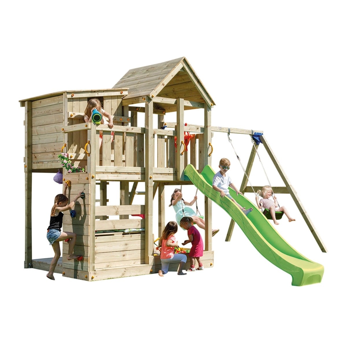 MASGAMES - Parque infantil Masgames Palazzo XL con columpio doble. - Image 1