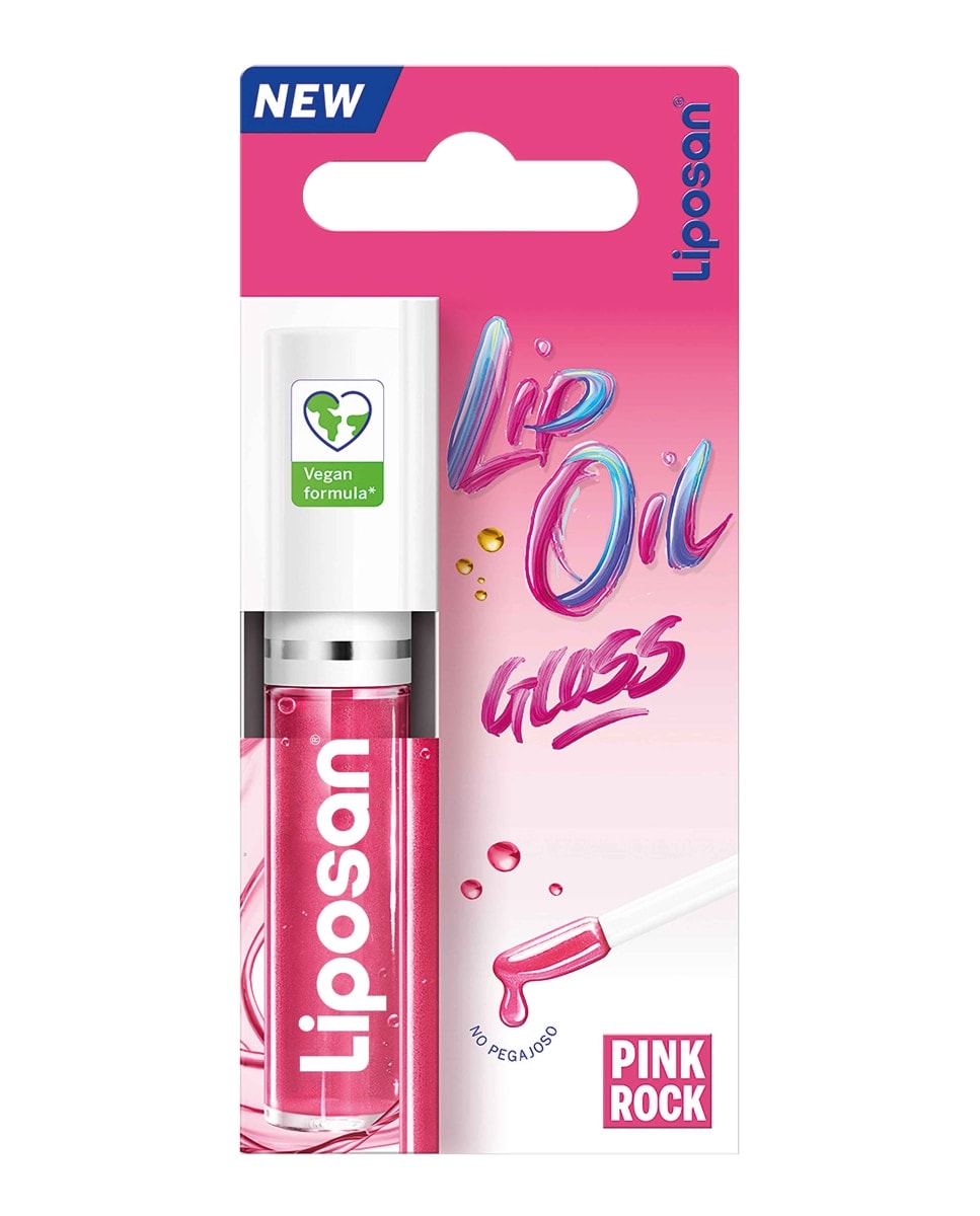 Liposan - Brillo de labios Liposan Lip Oil Gloss Pink Rock Liposan. - Image 1