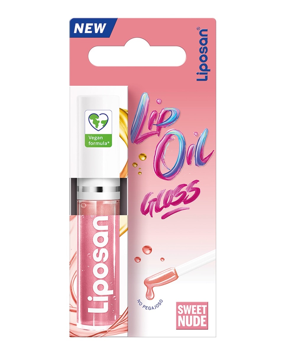 Liposan - Brillo de labios Liposan Lip Oil Gloss Sweet Nude Liposan. - Image 1