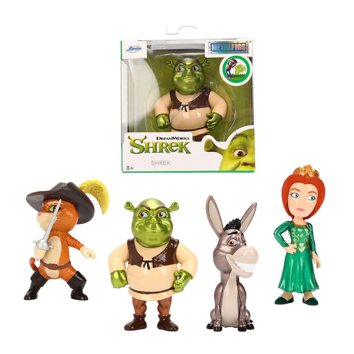 Jada - Figura coleccionable de metal de 7cm Shrek en caja transparente con ventana Jada. - Image 1