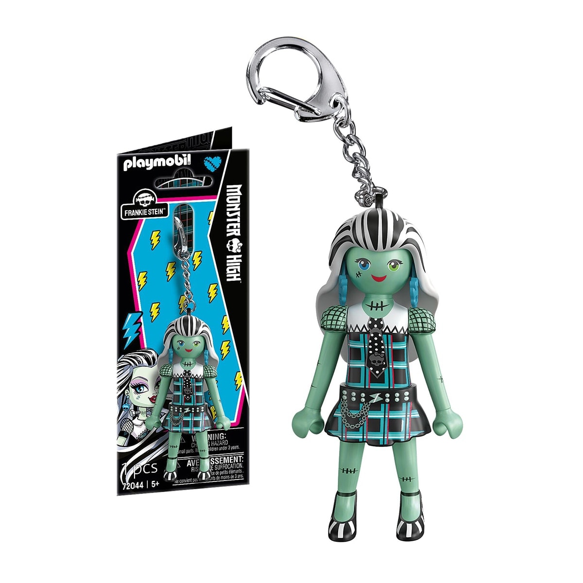 Playmobil - Llavero Frankie Stein Monster High Playmobil. - Image 1
