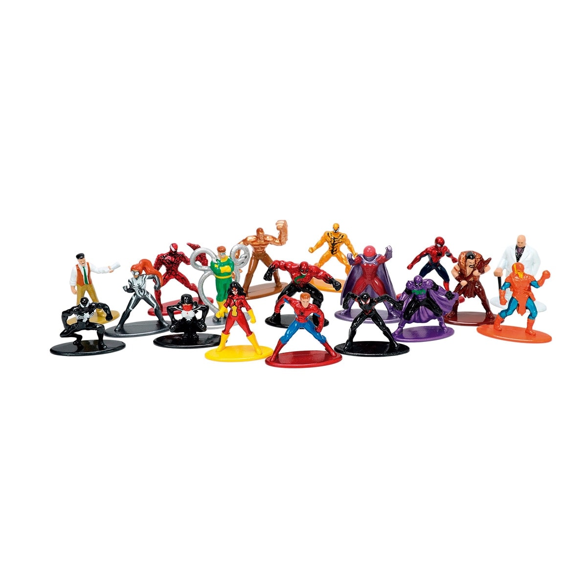 Jada - Set 18 figuras metal 4 cm Spiderman Marvel Jada. - Image 1